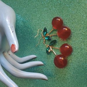 Cherry earrings